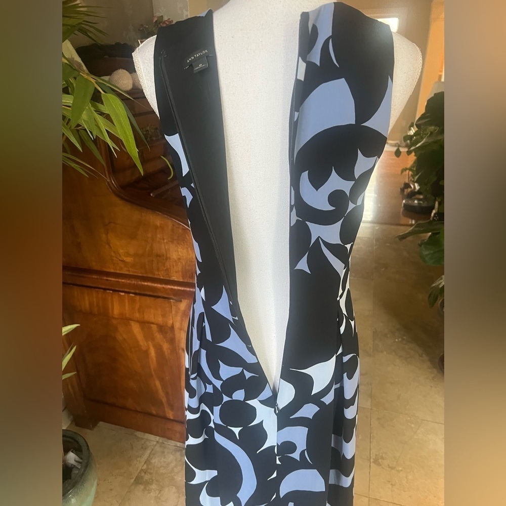 Ann Taylor sleeveless dress V-neck fully lined back zipper size 4T NWOT - Picture 5 of 16